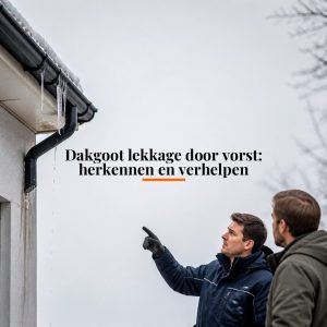 Dakgoot lekkage door vorst: herkennen en verhelpen