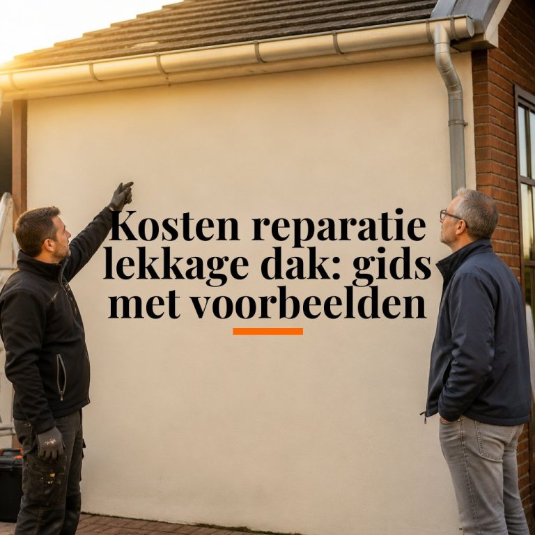 Kosten reparatie lekkage dak: gids met voorbeelden